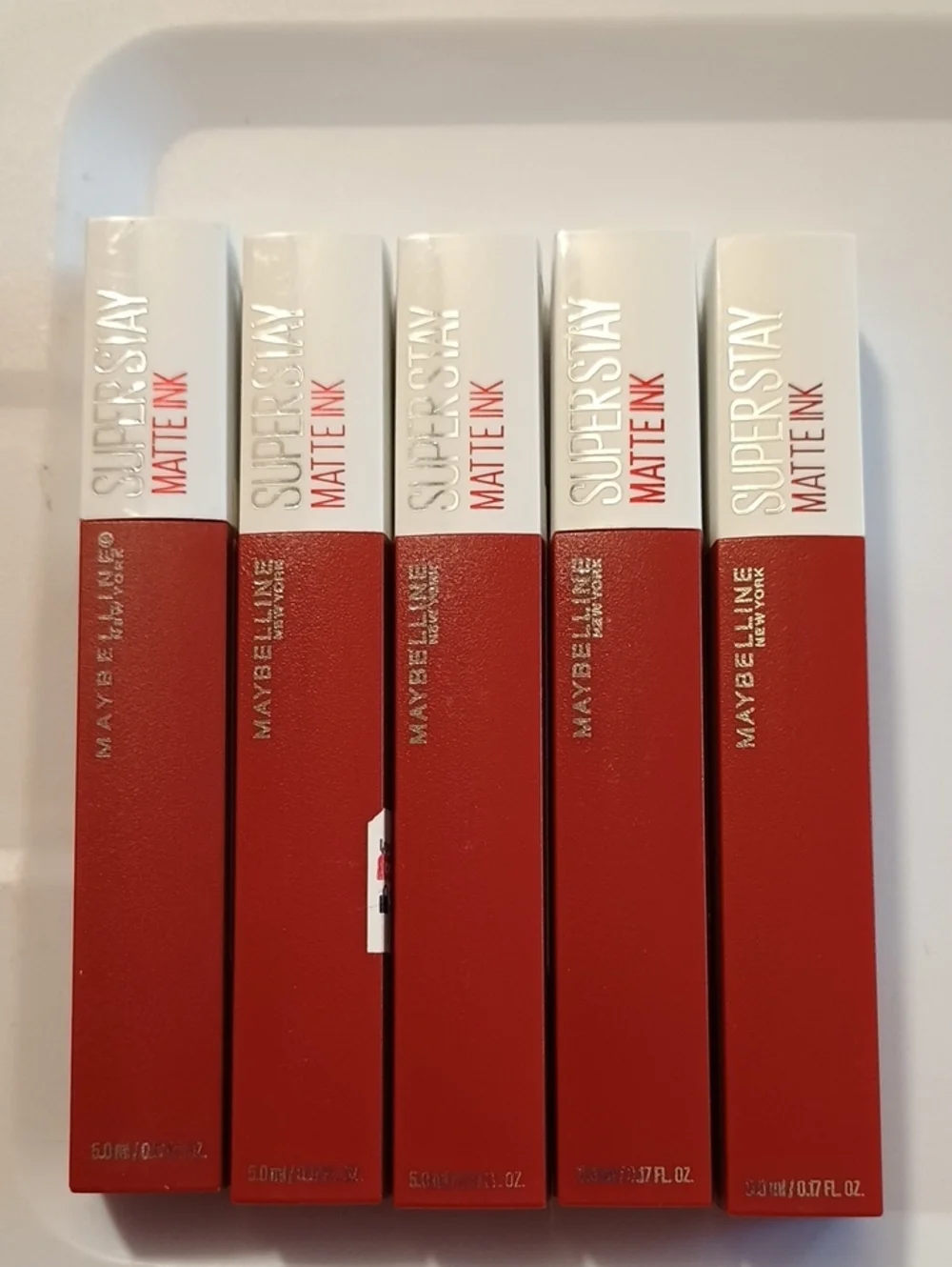 5 x Maybelline Matte Ink City Edition Liquid Lipstick, 117 Groundbreaker